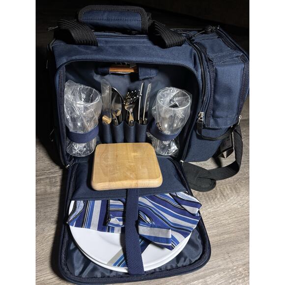 PICNIC TIME NFL Unisex-Adult NFL Malibu Picnic Basket Cooler - Picture 6 of 6